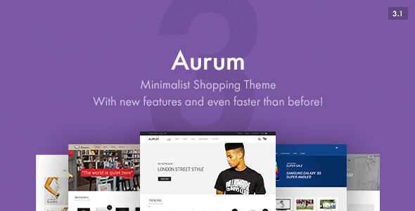 Aurum - Minimalist Shopping Theme