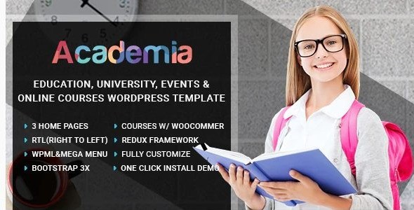 Academia - Education Center WordPress Theme