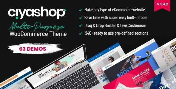 CiyaShop - Responsive Multi-Purpose WooCommerce WordPress Themes