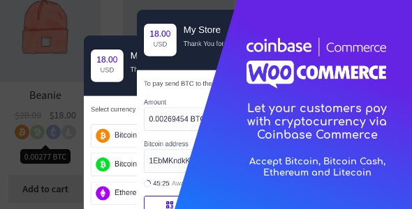 Coinbase Commerce for WooCommerce