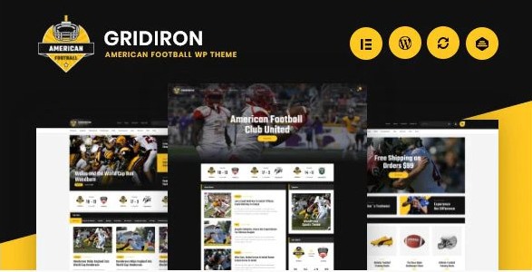 Gridiron | American Football & NFL Superbowl Team WordPress Theme