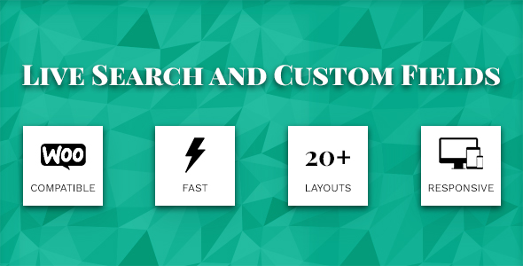 Live Search and Custom Fields - WordPress Filter, search & WooCommerce Product Filter