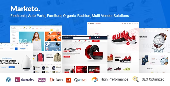Marketo - ECommerce & Multivendor A Woocommerce WordPress Theme