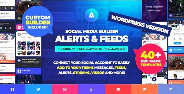 Asgard - Social Media Alerts & Feeds WordPress Builder