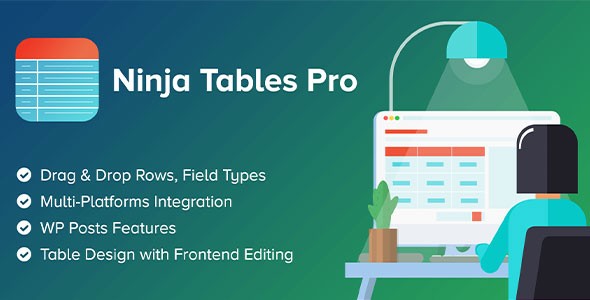Ninja Tables Pro - The Fastest and Most Diverse WP DataTables Plugin