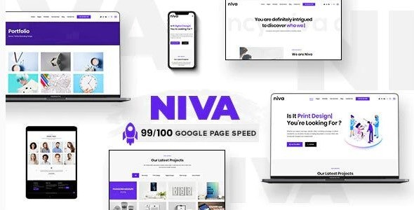 Niva - Creative Agency WordPress Theme
