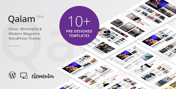 Qalam - NewsPaper and Magazine WordPress Theme