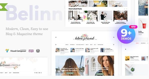 Belinni - Multi-Concept Blog / Magazine WordPress Theme