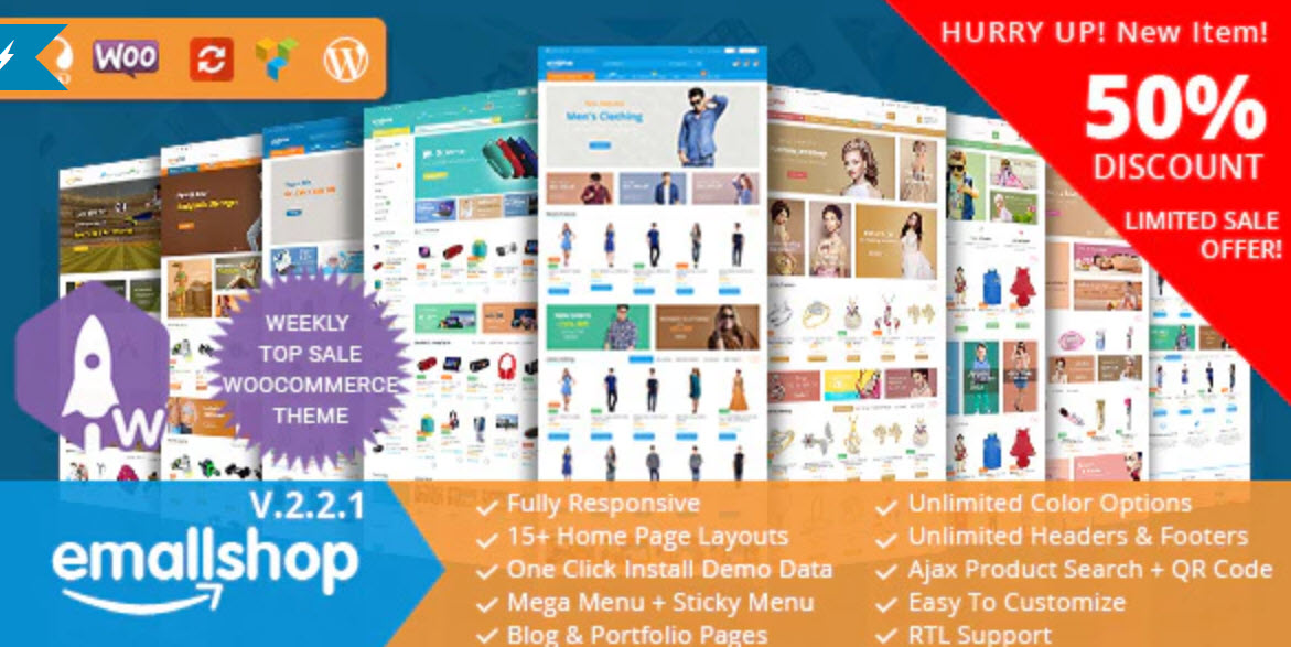 EmallShop - Responsive Multipurpose WooCommerce Theme