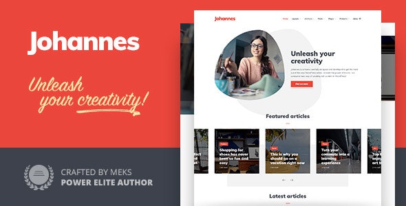 Johannes - Multi-concept Personal Blog & Magazine WordPress theme