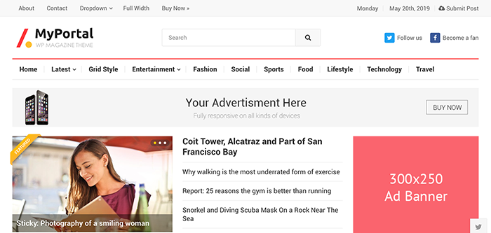 HappyThemes MyPortal
