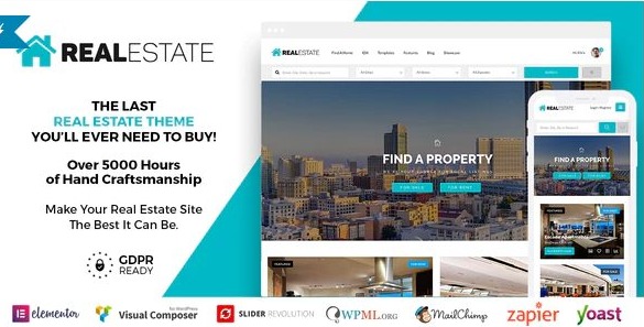 Real Estate 7 – Real Estate WordPress Theme