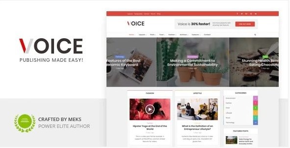 Voice - News Magazine WordPress Theme