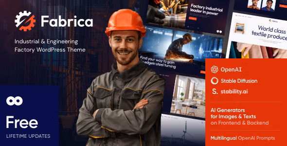 Fabrica - Industrial & Engineering Factory Theme