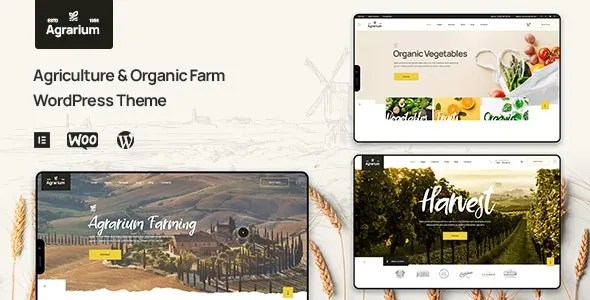 Agrarium  Agriculture & Organic Food WordPress Theme  February
