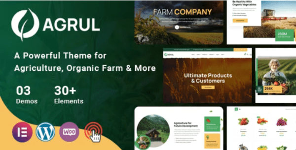 Agrul  Agriculture WordPress Theme