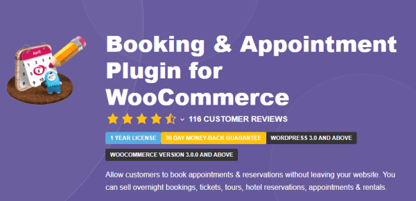 Booking & Appointment Plugin for WooCommerce Tyche Softwares