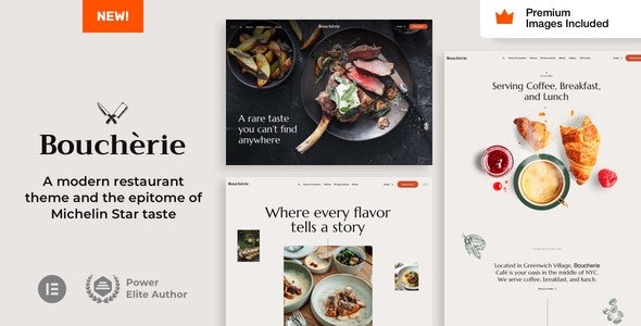 Boucherie  Steakhouse Restaurant and Café WordPress Theme