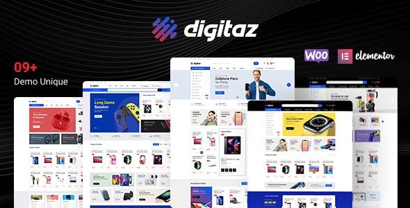 Digitaz  Electronics Elementor WooCommerce Theme