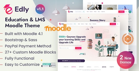 Edly  Moodle LMS Education Theme