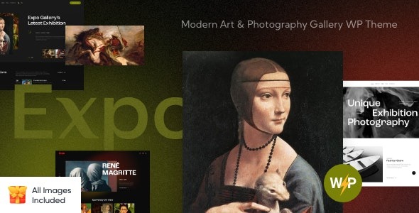 Expo  Modern Art & Photography Gallery WordPress Theme