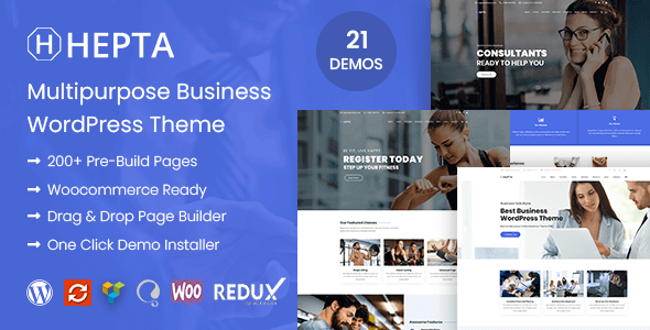 Hepta   – Multipurpose Business WordPress Theme