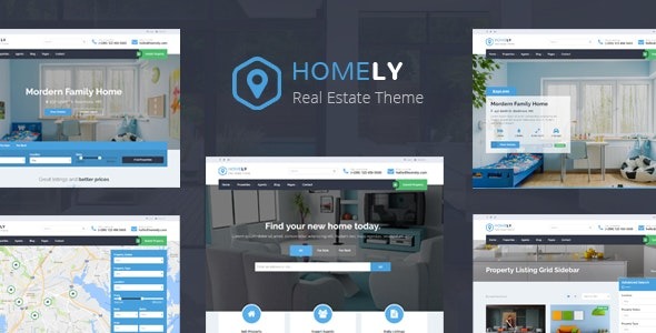 Homely  Real Estate WordPress Theme