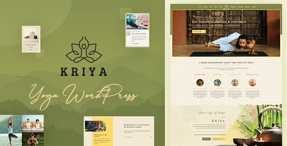 Kriya - Yoga WordPress Theme