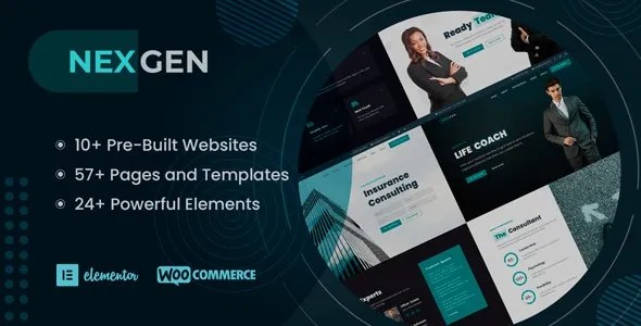 Nexgen  Consulting Elementor WordPress Theme