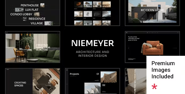 Niemeyer  – Architecture and Interior Design Theme