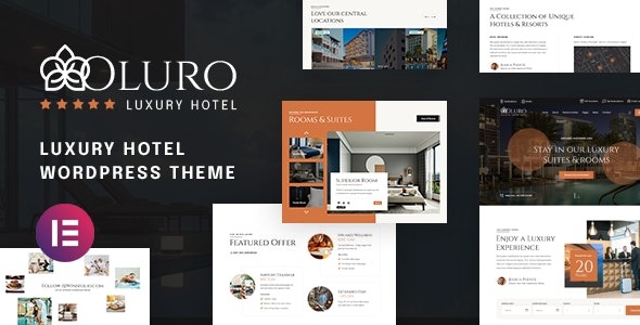 OLURO  Luxury Hotel WordPress Theme