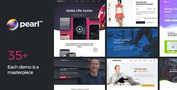 Pearl   Corporate Business WordPress Theme