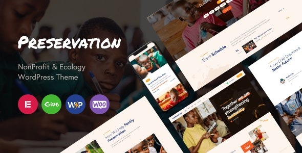 Preservation  NonProfit & Ecology WordPress Theme