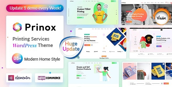Prinox  Printing Services WordPress Theme