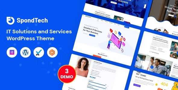 SpondTech  IT Solutions And Services WordPress Theme