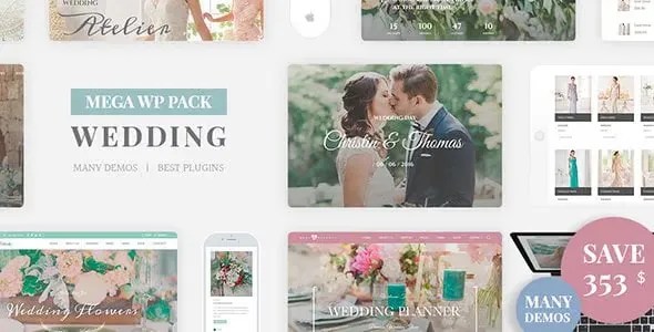 Wedding Industry  Wedding Multipurpose Couple WP Theme