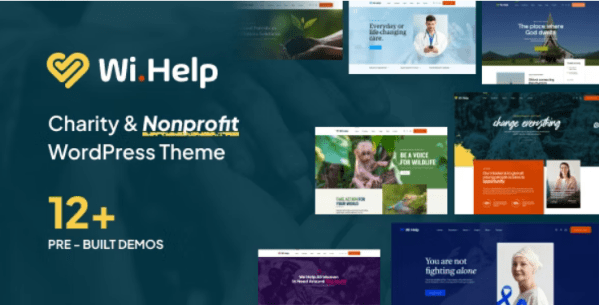 WiHelp  Nonprofit Charity WordPress Theme