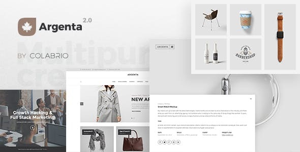 Argenta  Creative Multipurpose WordPress Theme