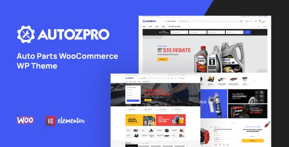 Autozpro  Auto Parts WooCommerce WordPress Theme