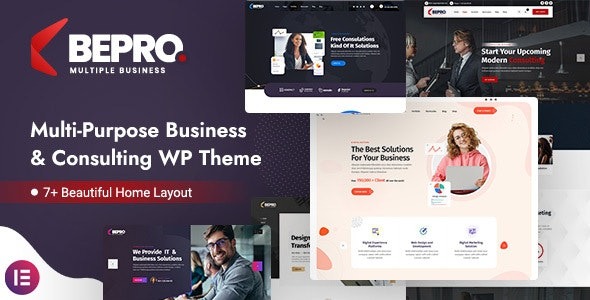 Bepro  Multipurpose Business WordPress Theme