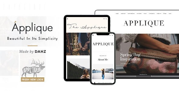 Applique  Fashion Blog Theme