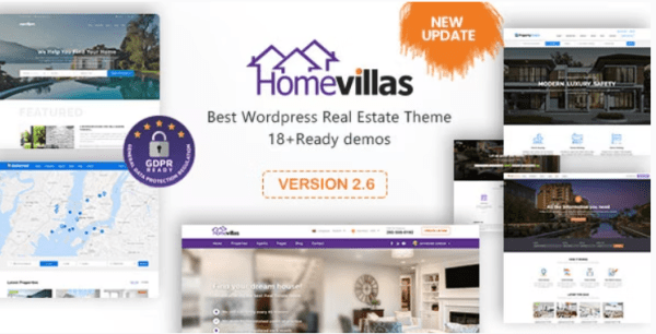 Home Villas  Real Estate WordPress Theme