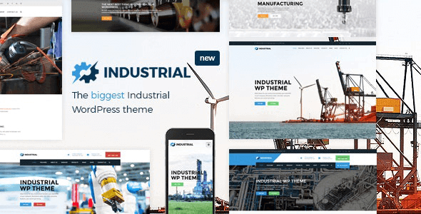Industrial  Factory Business WordPress Theme