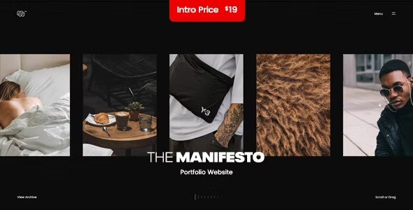 Manifesto - Creative Portfolio Theme