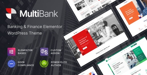Multibank  Business and Finance WordPress Theme