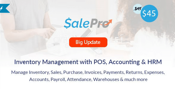 SalePro POS, Inventory Management System, HRM & Accounting