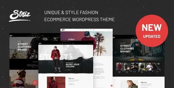 Striz  Fashion Ecommerce WordPress Theme