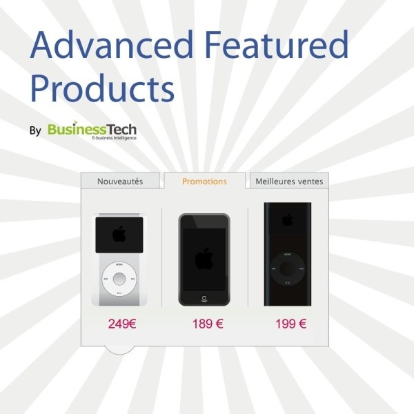 Advanced Featured Products – Products on homepage Module PrestaShop