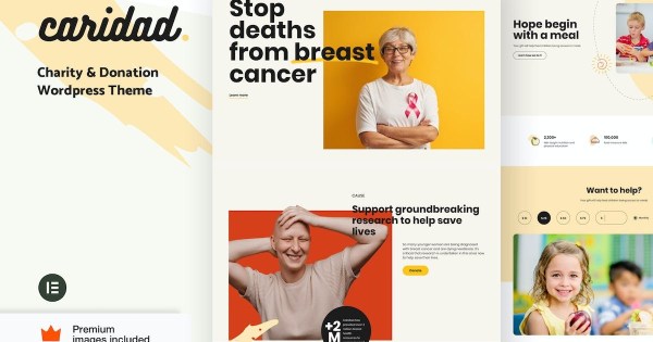 Caridad – Charity WordPress