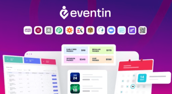 Event Manager WordPress Plugin + Addons Eventin Pro
